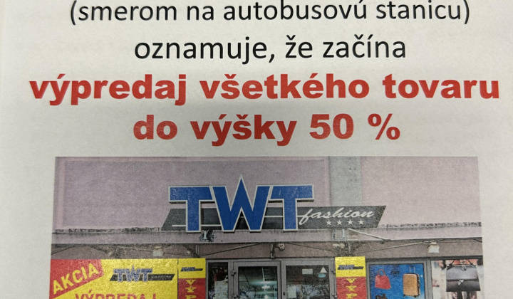Fotka - Ponuka firmy TWT fashion, s.r.o.