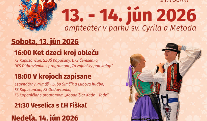 Fotka - Pozvánka na Kapušianske folklórne dni